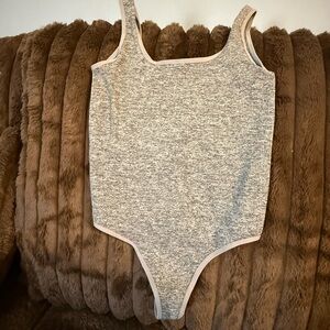 Colsie Gray Shapewear Bodysuit with Tank Style